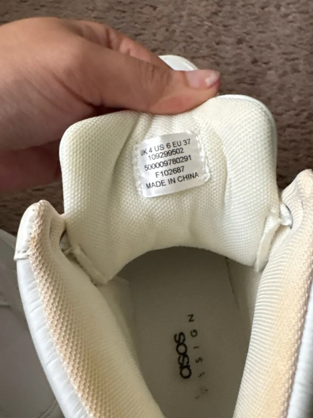 ASOS clean white
